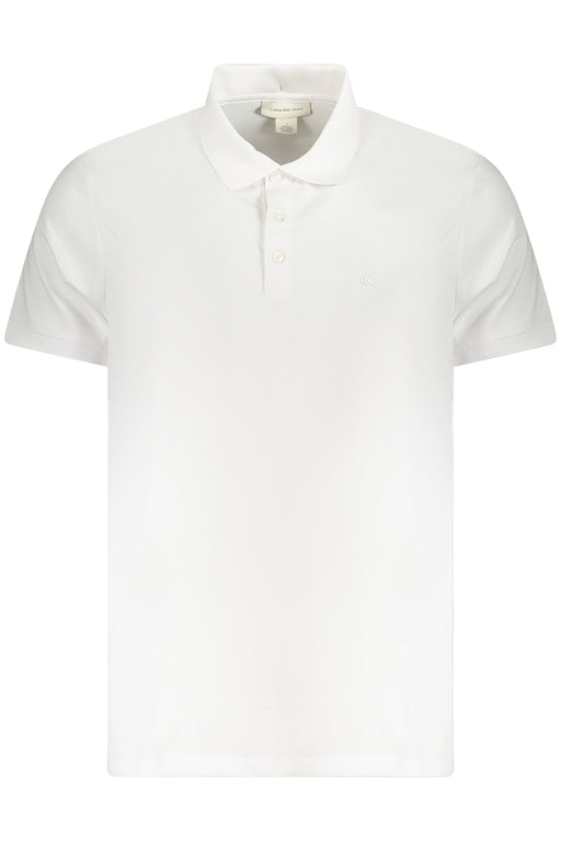 Calvin Klein Mens Short Sleeve Polo White