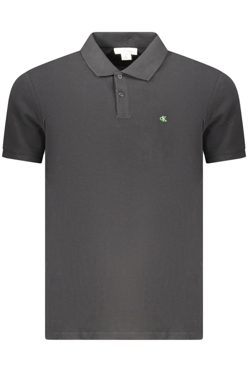 Calvin Klein Mens Short Sleeve Polo Black