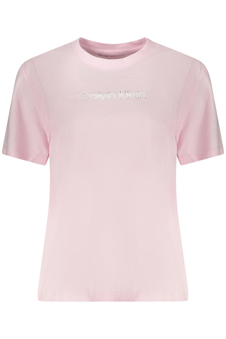 Calvin Klein Womens Short-Sleeve T-Shirt Pink