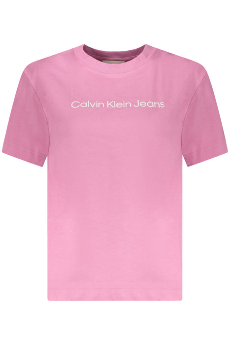 Calvin Klein Womens Short-Sleeve T-Shirt Pink
