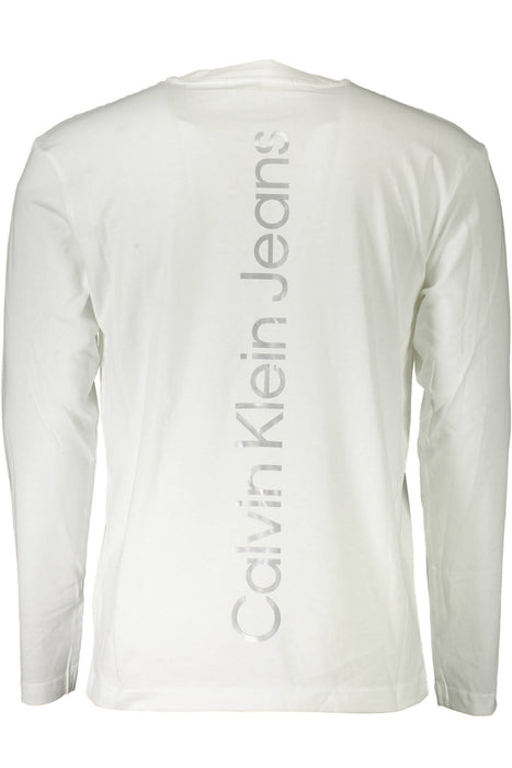 Calvin Klein White Mens Long Sleeved T-Shirt