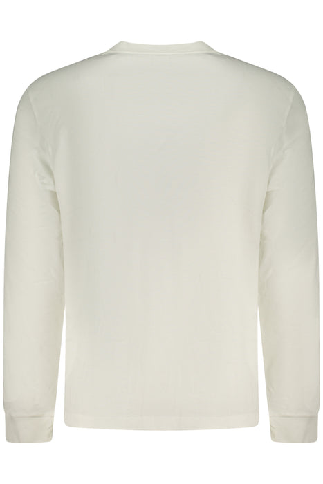 Calvin Klein Mens Long-Sleeve T-Shirt White