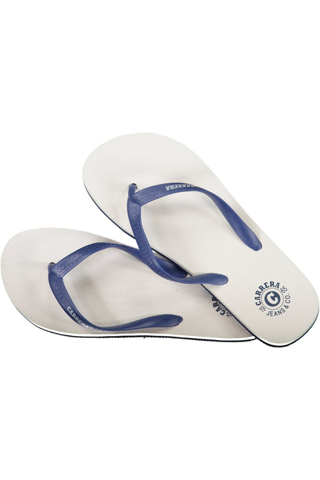 Carrera White Mens Slippers