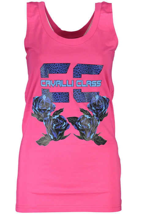 Cavalli Class Womens Pink Tank Top