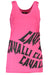 Cavalli Class Womens Pink Tank Top
