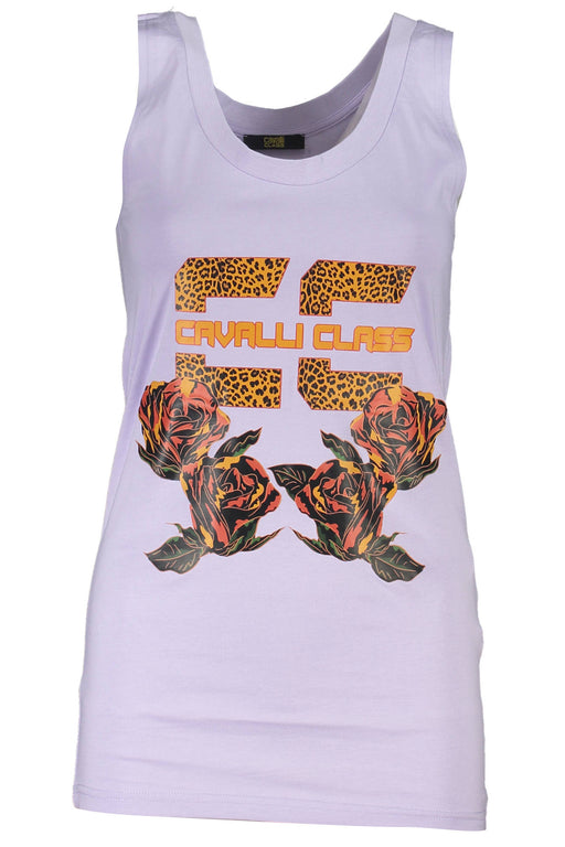 Cavalli Class Womens Purple Tank Top