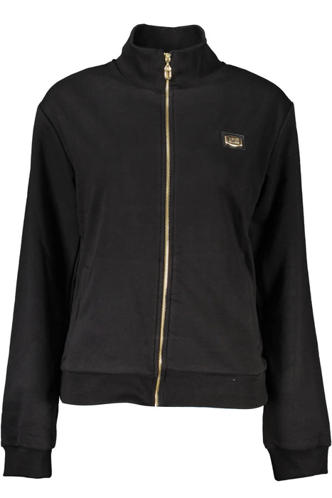 Cavalli Class Womens Zip-Up Sweatshirt Black