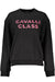 Cavalli Class Black Sweatshirt Without Zip