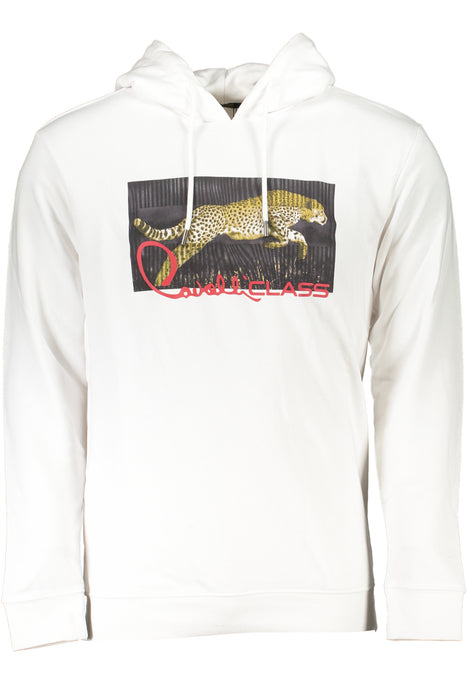 Cavalli Class Mens White Zipless Sweatshirt