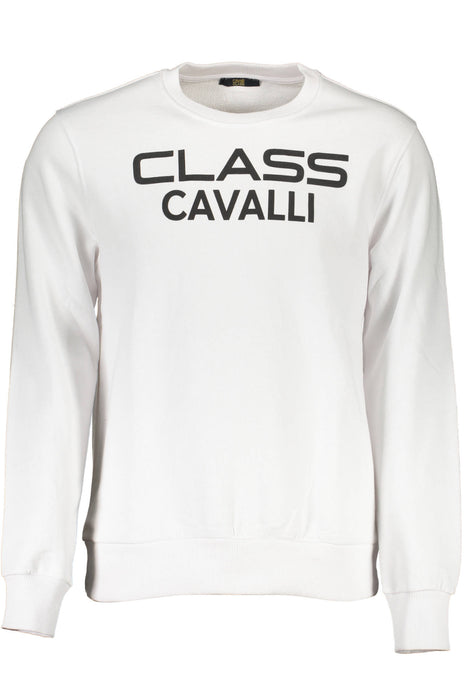 Cavalli Class Sweatshirt Without Zip Man White