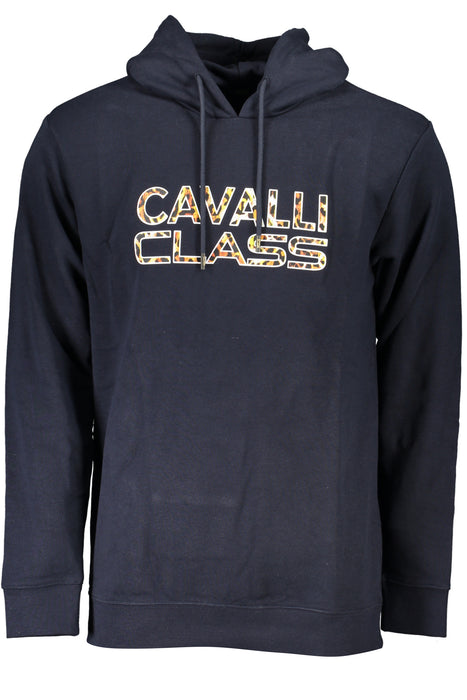Cavalli Class Mens Blue Zipless Sweatshirt