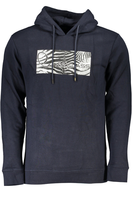 Cavalli Class Mens Blue Zipless Sweatshirt