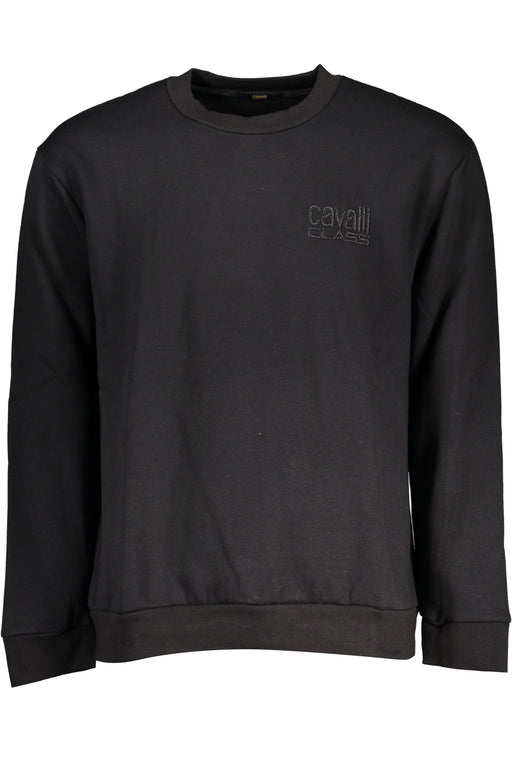 Cavalli Class Mens Black Zip-Out Sweatshirt