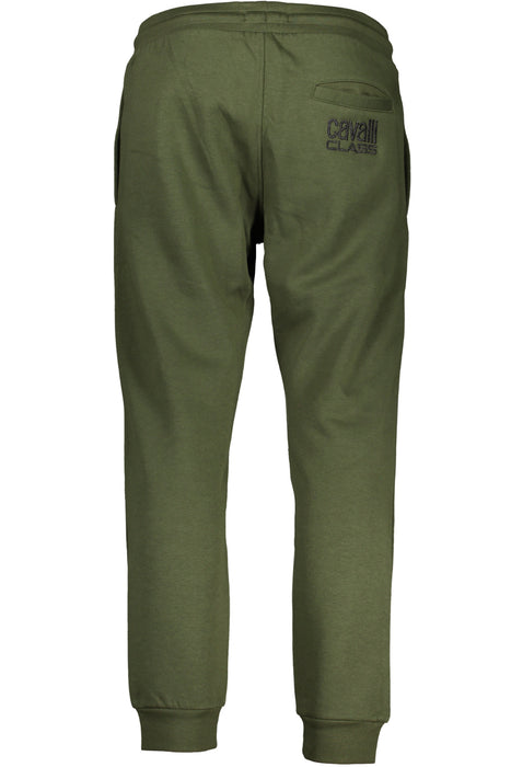 Cavalli Class Green Mens Pants