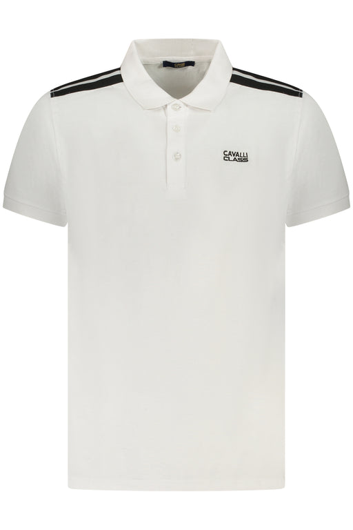 Cavalli Class Polo Short Sleeves Men White