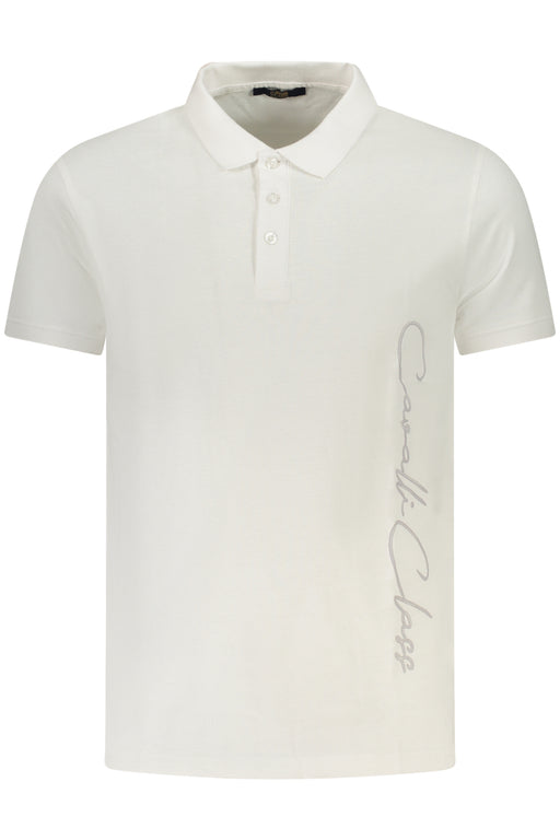 Cavalli Class Polo Short Sleeves Men White