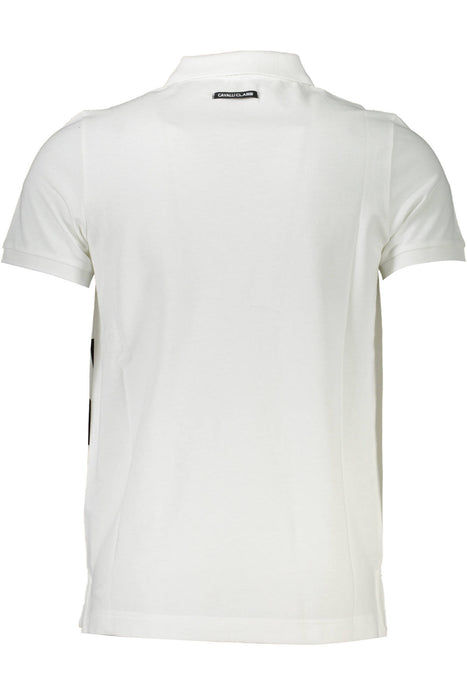 Cavalli Class Polo Short Sleeve Man White