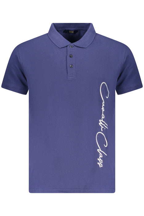 Cavalli Class Polo Short Sleeve Men Blue