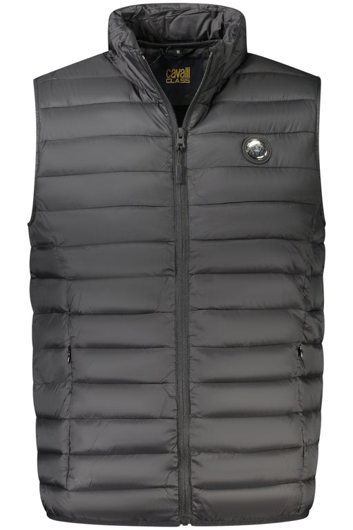 Cavalli Class Mens Black Sleeveless Jacket