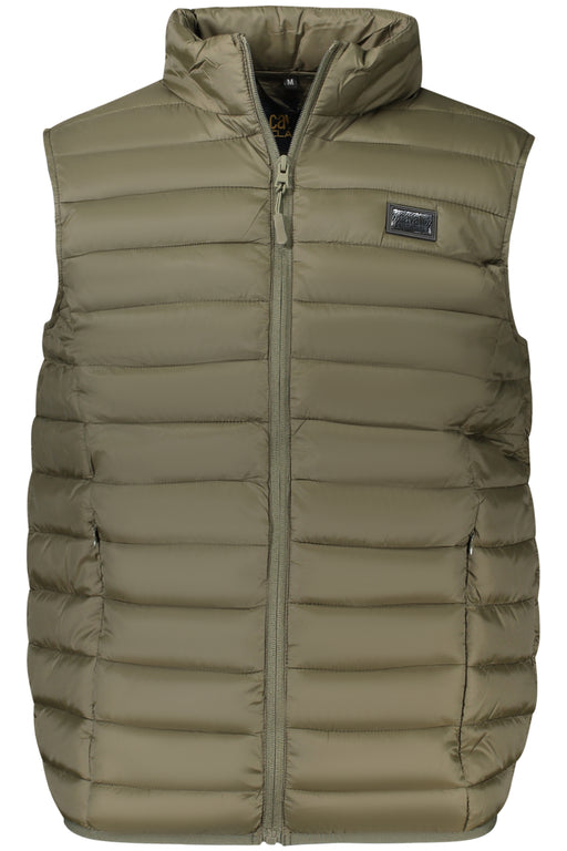 Cavalli Class Mens Green Sleeveless Jacket