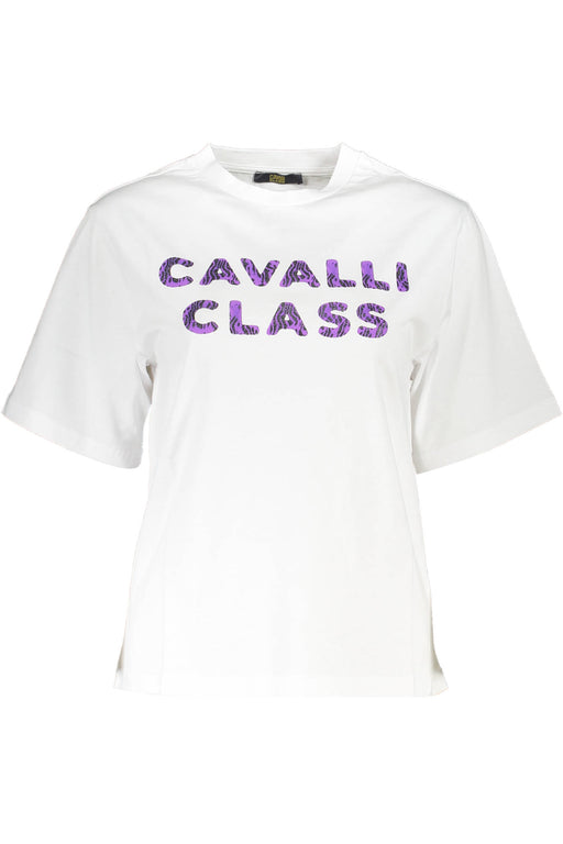 Cavalli Class Short Sleeve T-Shirt Women White