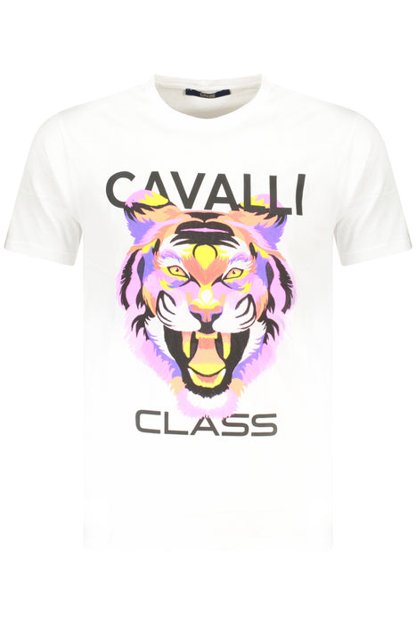 Cavalli Class Short Sleeve T-Shirt Men White