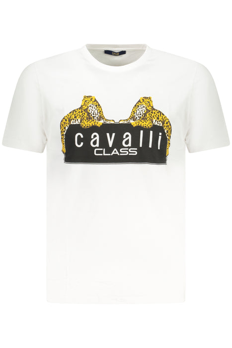 Cavalli Class Short Sleeve T-Shirt Men White