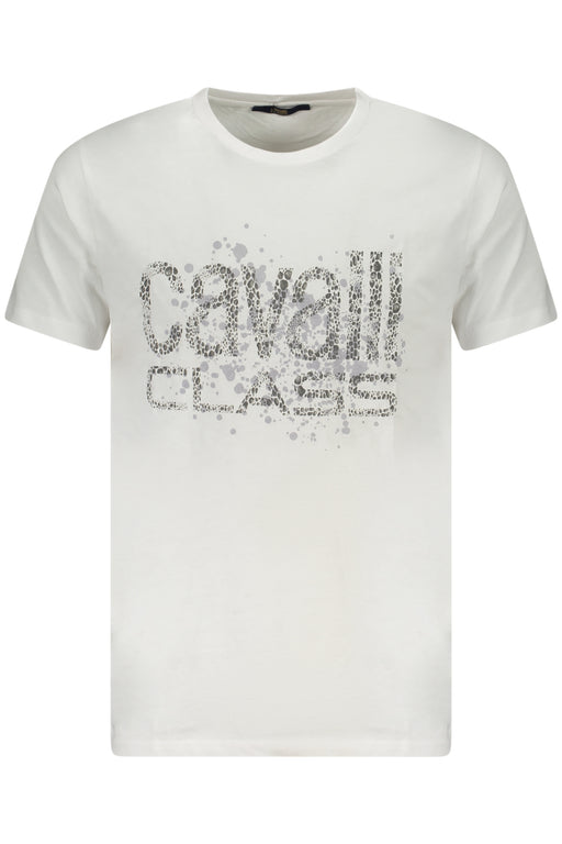 Cavalli Class Short Sleeve T-Shirt Men White