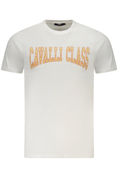 Cavalli Class Short Sleeve T-Shirt Men White
