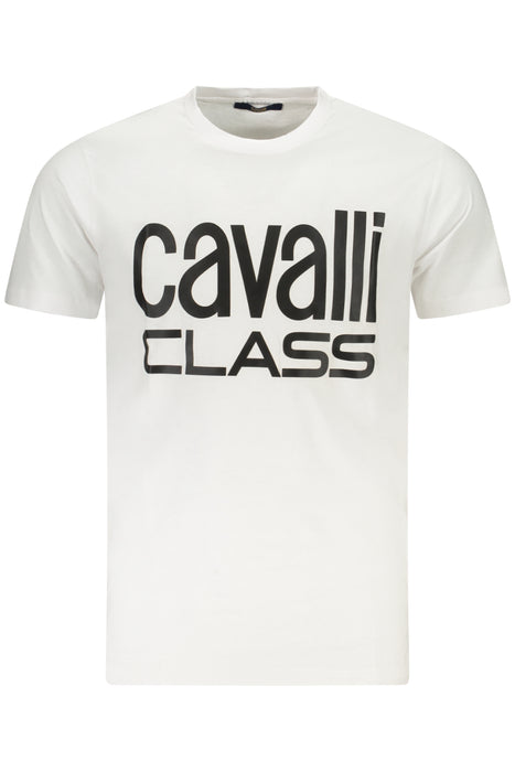 Cavalli Class Short Sleeve T-Shirt Men White