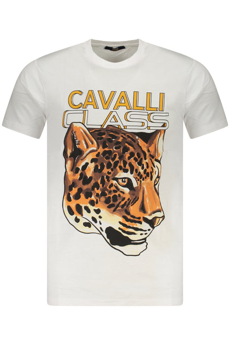 Cavalli Class Short Sleeve T-Shirt Men White