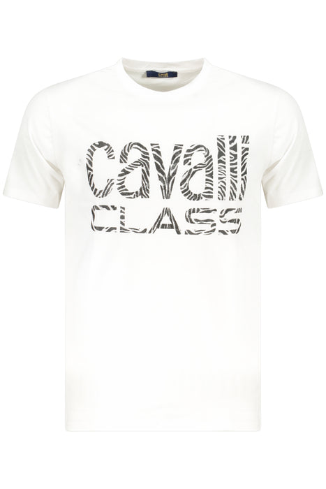 Cavalli Class Short Sleeve T-Shirt Men White