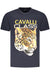 Cavalli Class Short Sleeve T-Shirt Men Blue