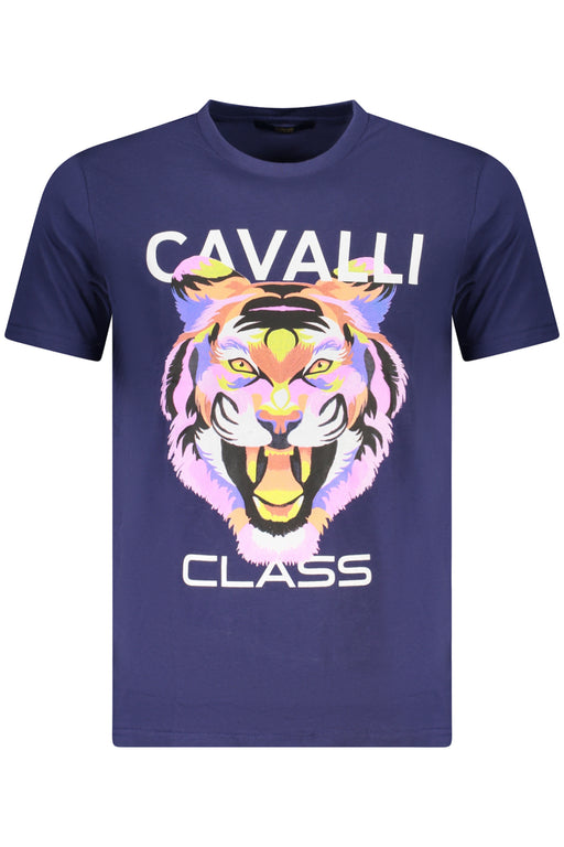Cavalli Class Short Sleeve T-Shirt Men Blue