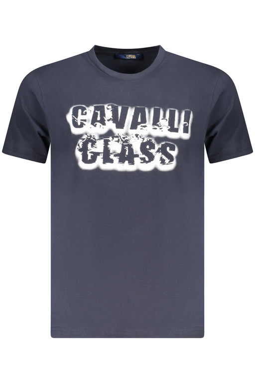 Cavalli Class Short Sleeve T-Shirt Men Blue