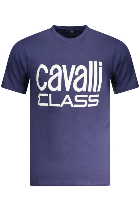 Cavalli Class Short Sleeve T-Shirt Men Blue