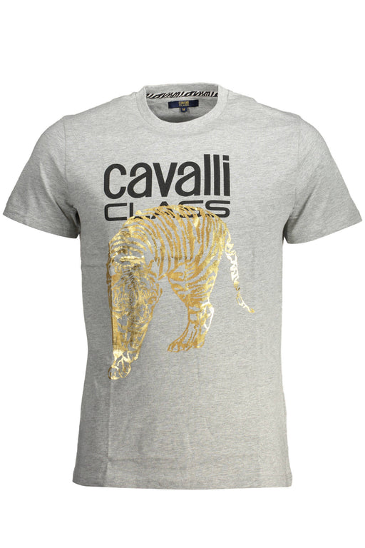 Cavalli Class Short Sleeve T-Shirt Men Grey