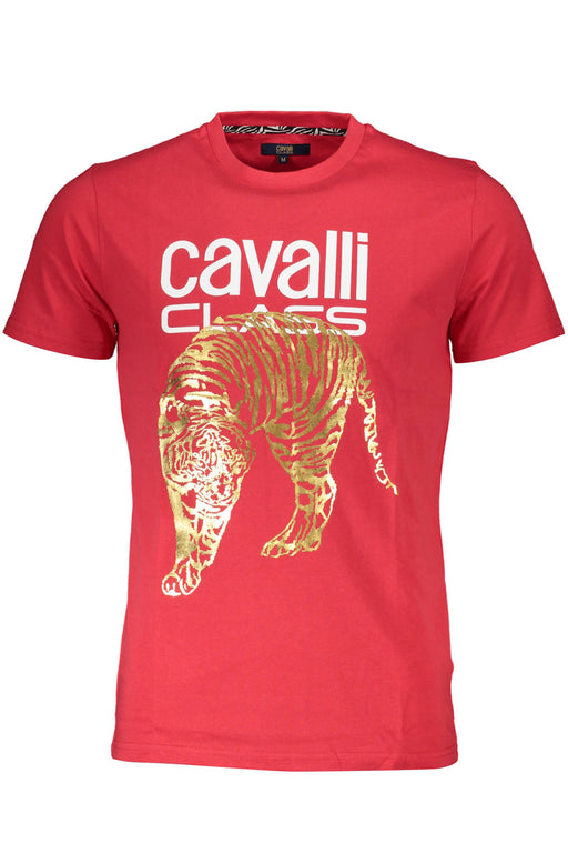 Cavalli Class Short Sleeve T-Shirt Men Red