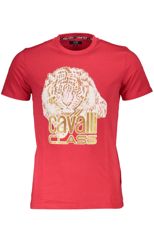 Cavalli Class Short Sleeve T-Shirt Men Red