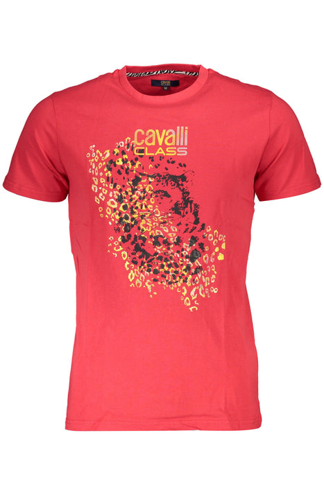 Cavalli Class Short Sleeve T-Shirt Men Red