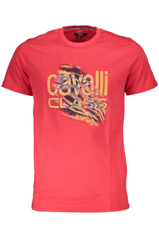 Cavalli Class Short Sleeve T-Shirt Men Red