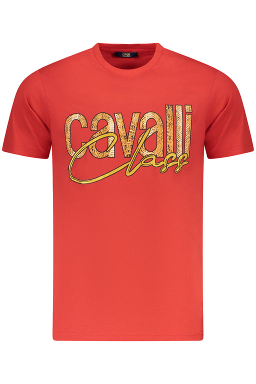 Cavalli Class Short Sleeve T-Shirt Men Red