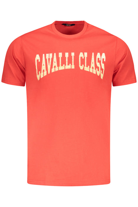 Cavalli Class Short Sleeve T-Shirt Men Red