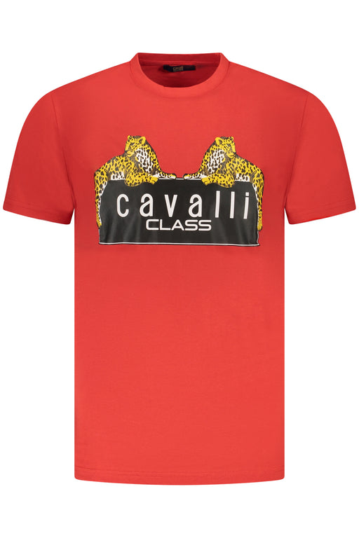Cavalli Class Short Sleeve T-Shirt Men Red