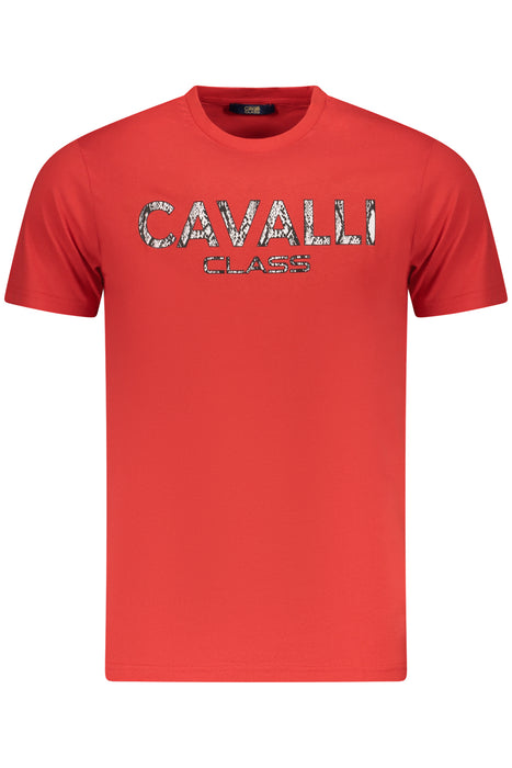 Cavalli Class Short Sleeve T-Shirt Men Red