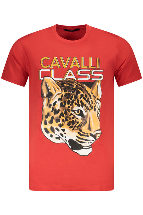Cavalli Class Short Sleeve T-Shirt Men Red