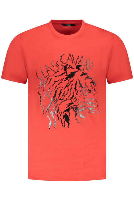 Cavalli Class Short Sleeve T-Shirt Men Red