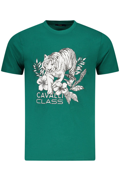 Cavalli Class Short Sleeve T-Shirt Men Green