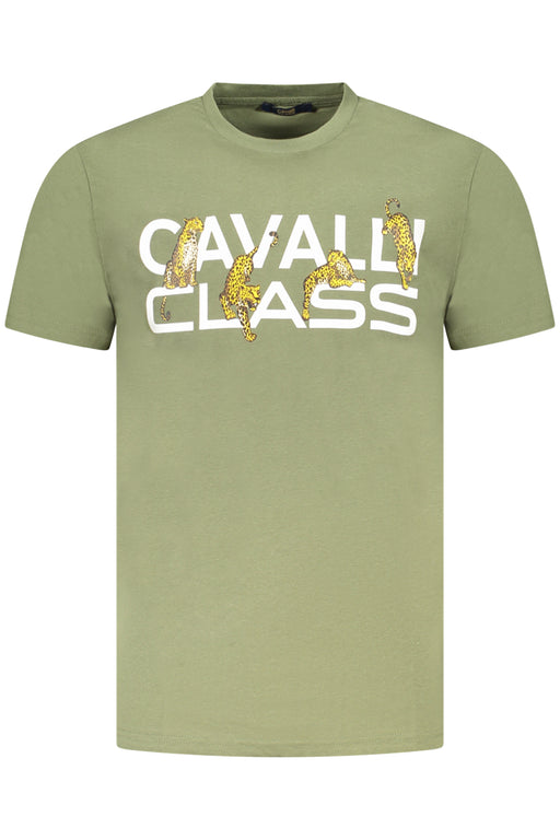 Cavalli Class Short Sleeve T-Shirt Men Green
