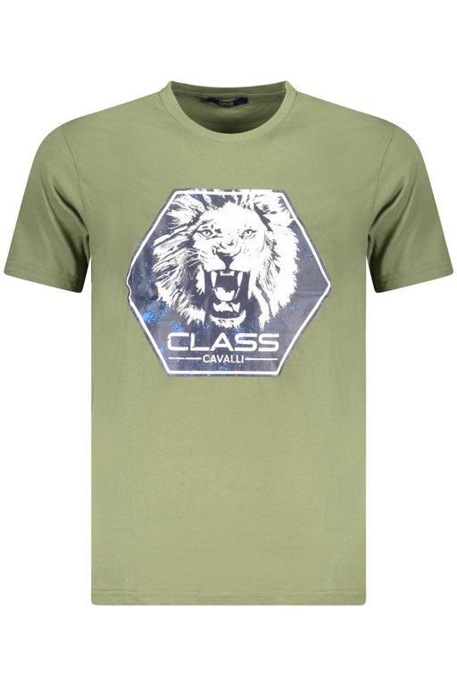 Cavalli Class Short Sleeve T-Shirt Men Green